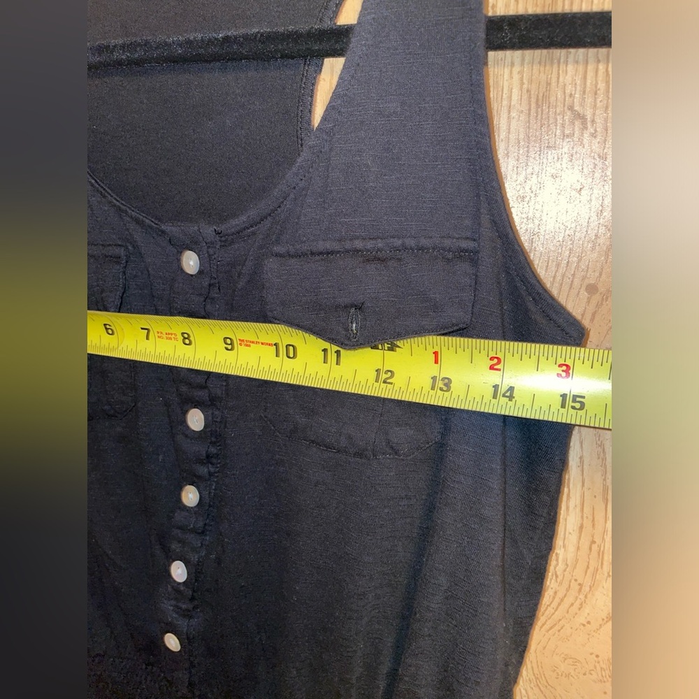 Forever 21 Button Up Racer Back Dress With Pockets - Picture 8 of 9